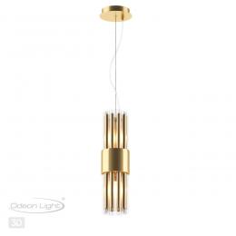 Odeon light 4786/2 HALL ODL21 562 золото/металл/стекло Подвес E14 2*40W VIKETA  - 4 купить